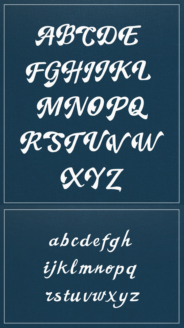 The Booster Free Font Letters