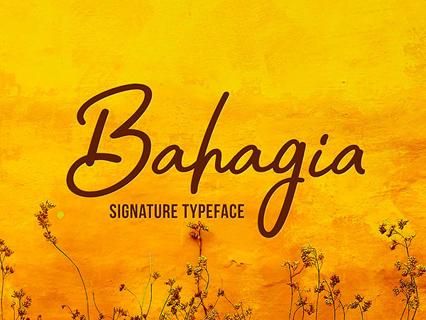 Bahagia Free Font