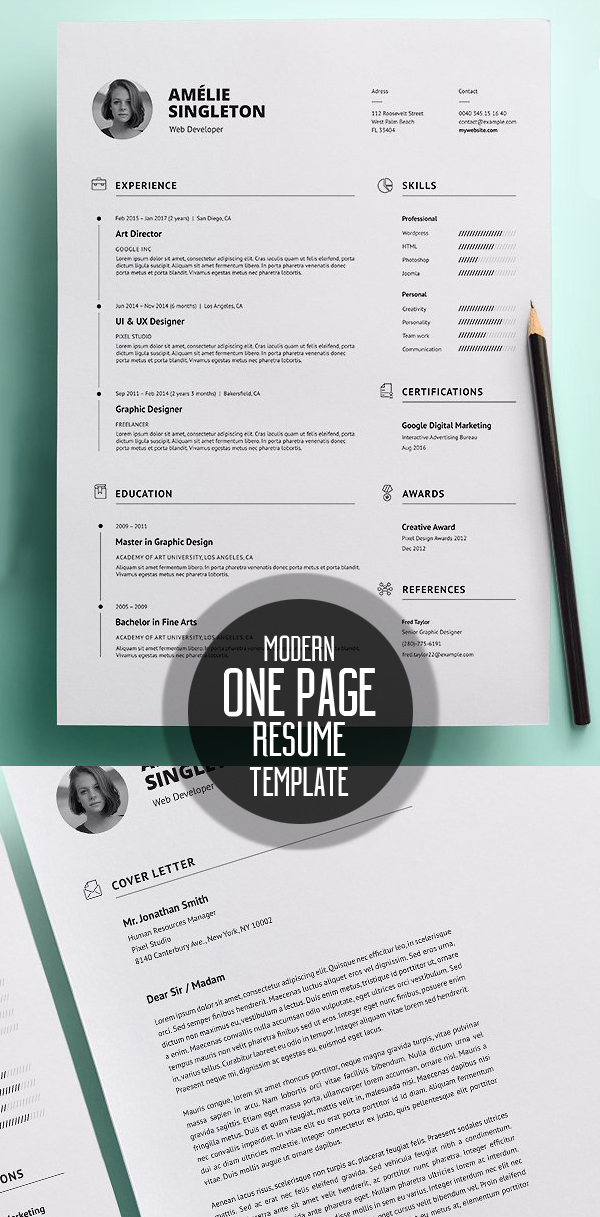 50 Best Resume Templates For 2018 - 14