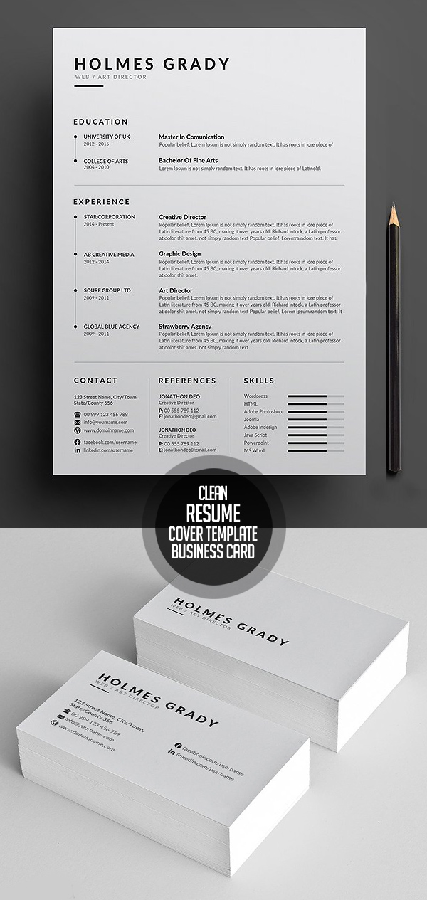 50 Best Resume Templates For 2018 - 16