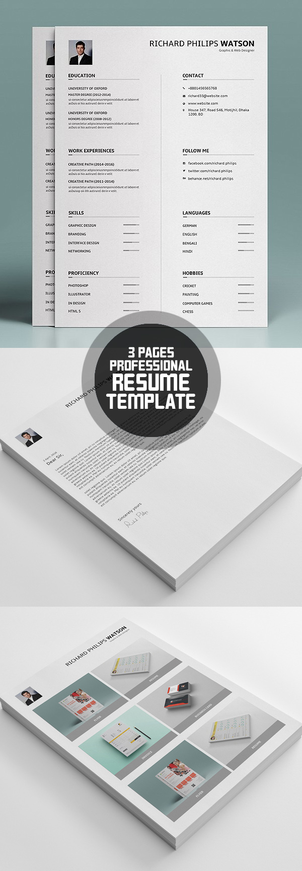 50 Best Resume Templates For 2018 - 24