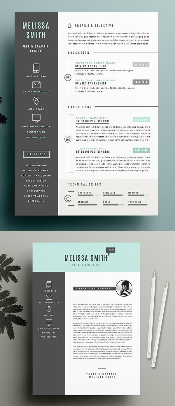 50 Best Resume Templates For 2018 - 25
