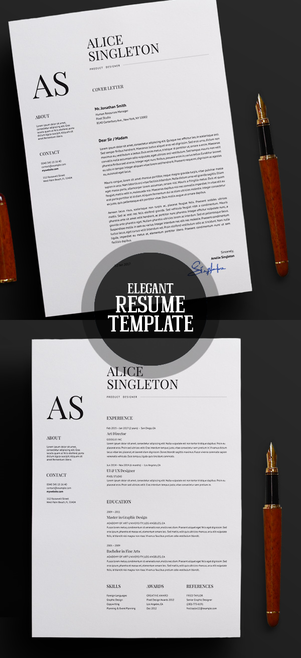 50 Best Resume Templates For 2018 - 27