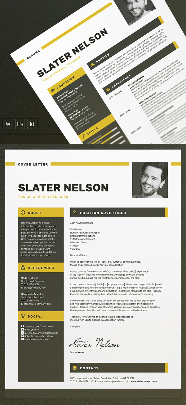 50 Best Resume Templates For 2018 - 34