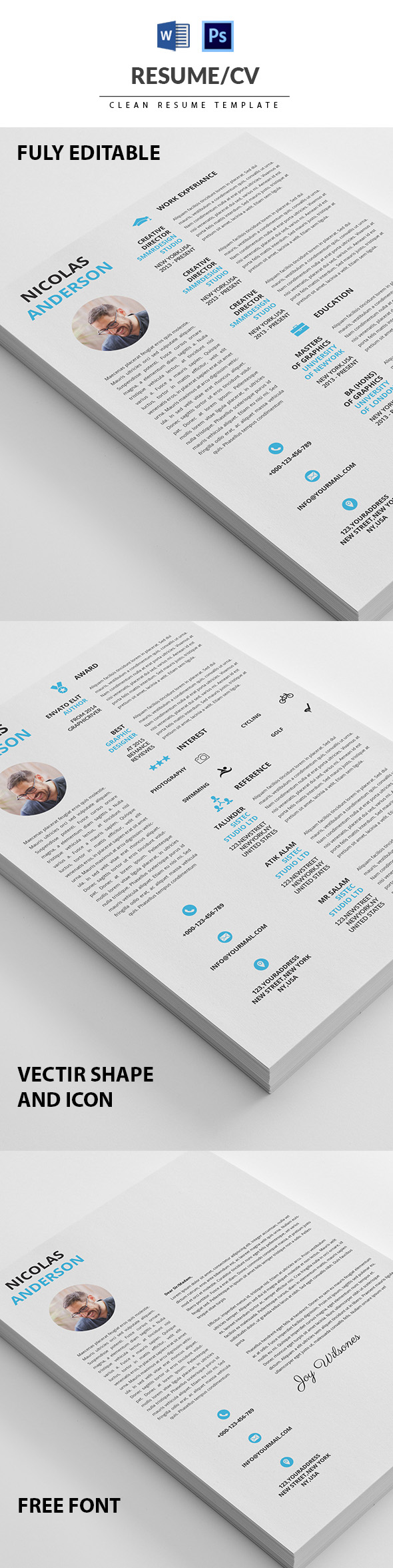 50 Best Resume Templates For 2018 - 44