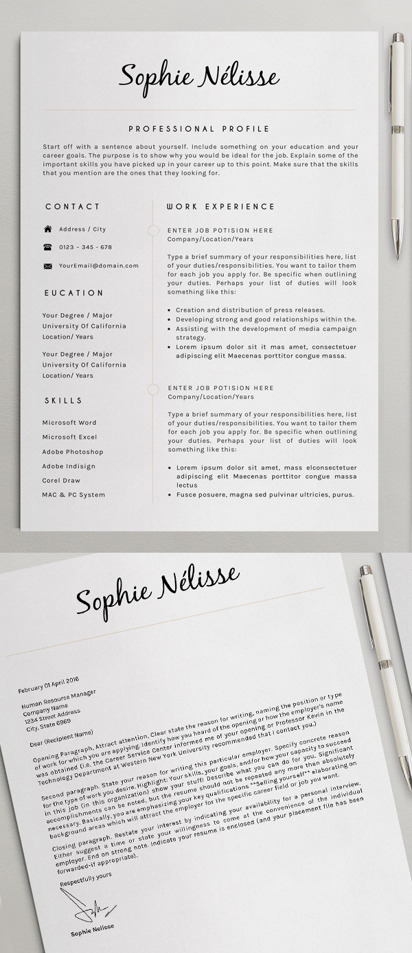 50 Best Resume Templates For 2018 - 49