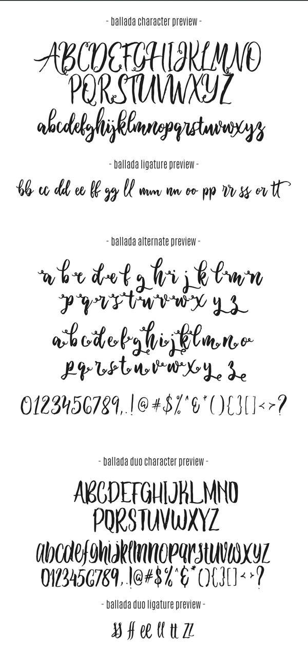 MBallada Font Free Download