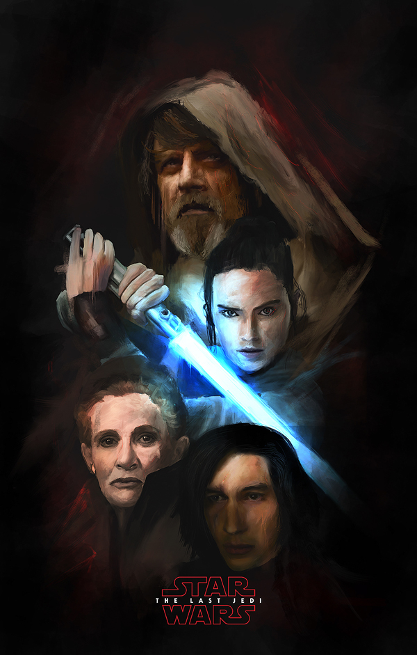 Amazing Illustration of Star Wars: The Last Jedi 8
