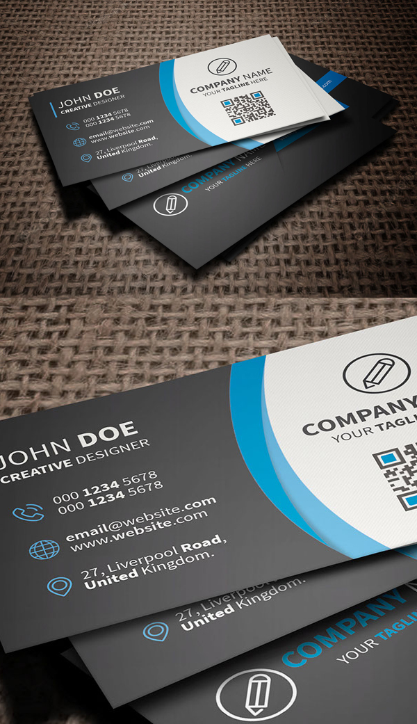 Free Corporate Business Card Template