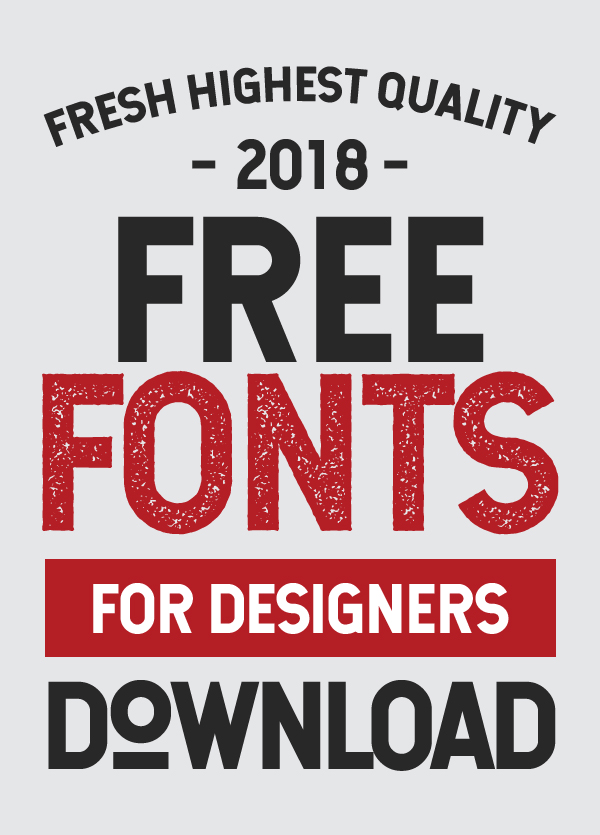 25 Freshest Free Fonts for Graphic Designers