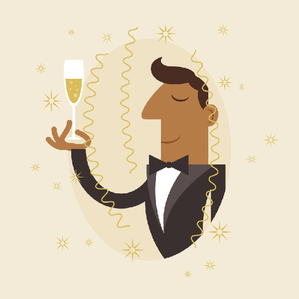 How to Create a Champagne Celebration Illustration in Adobe Illustrator
