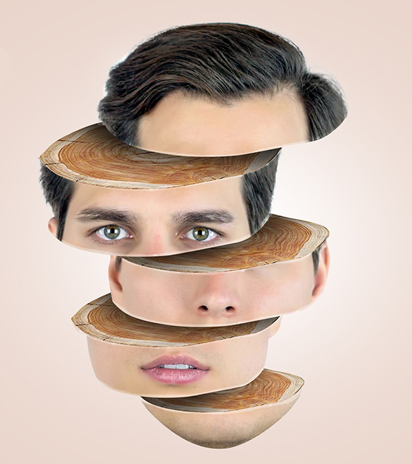 How to Create Face Slice Wooden Effect in Photoshop Tutorial