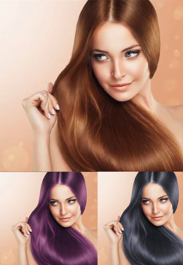 How to change Hair color in Photoshop tutorial