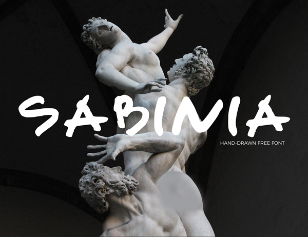 Sabinia free fonts