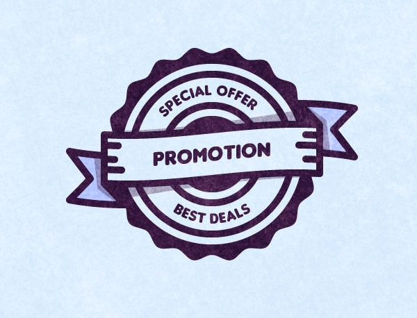 Free Promotion Vector Badge