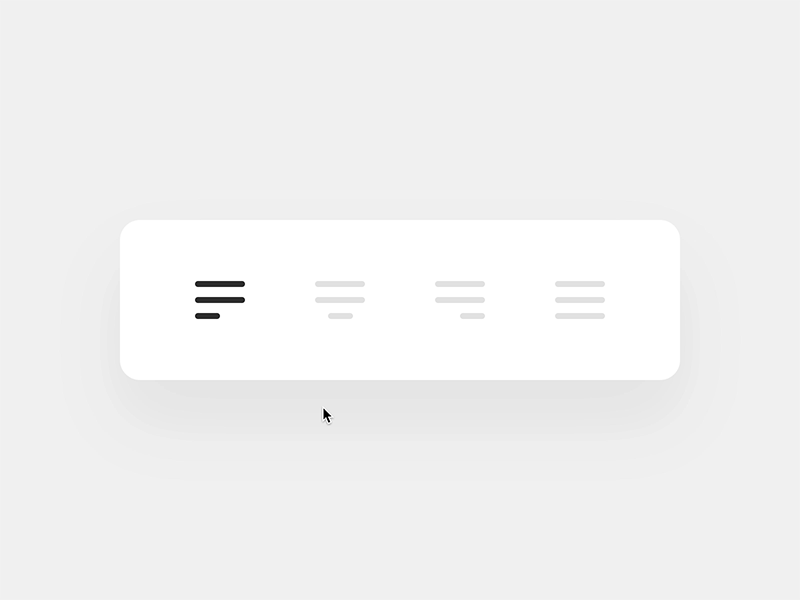 Free Text Alignment Button