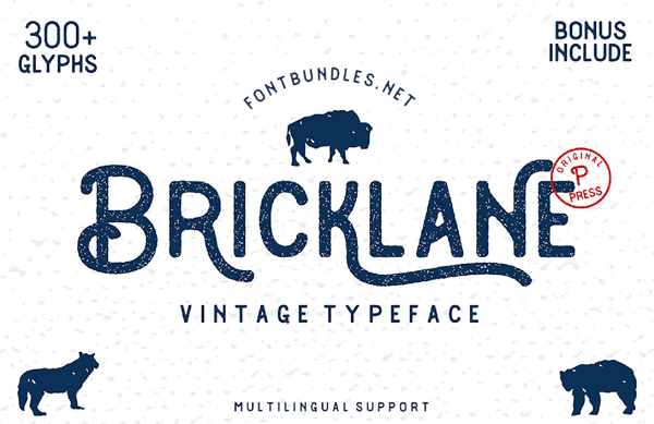 Bricklane Free Font