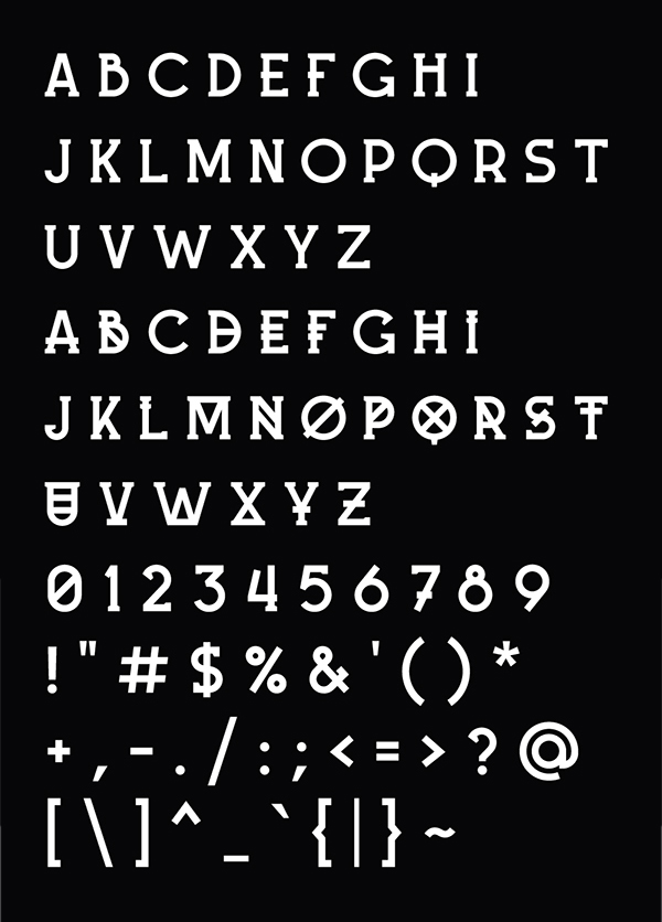 Mash-Up Free Font Letters