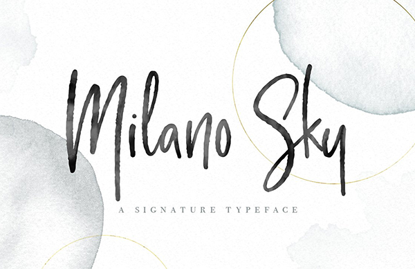 Milano Sky Free Font