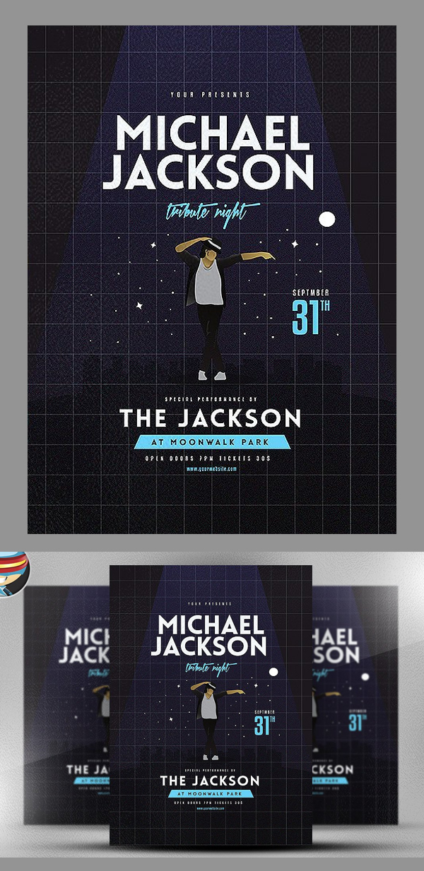 Michael Jackson Tribute Night Flyer
