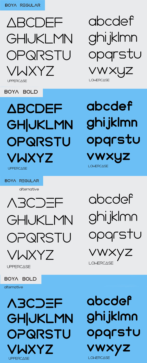 BOYA (Rounded Font )