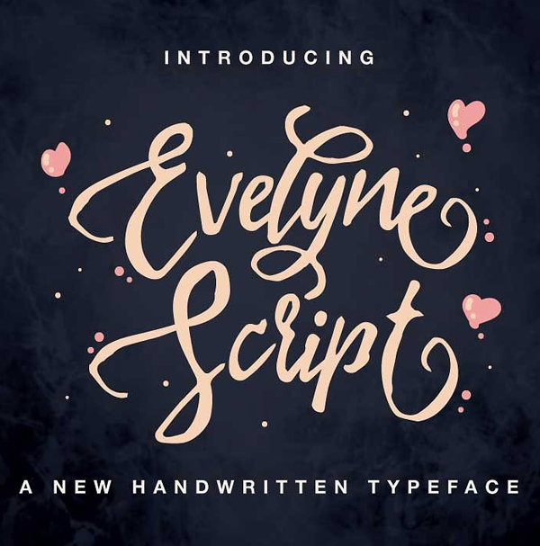 Evelyne Script Font