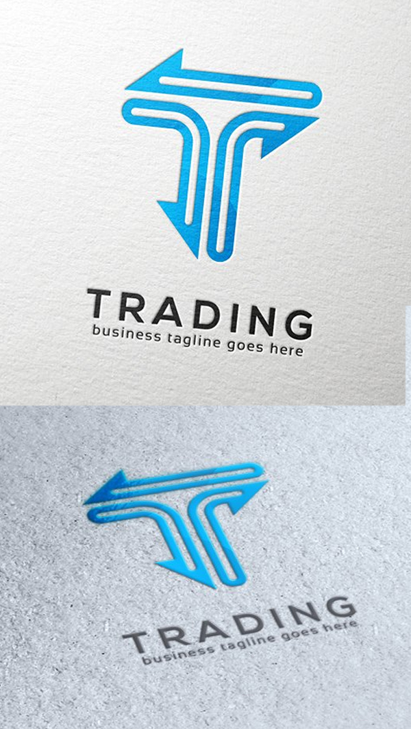 Trading Letter T Logo