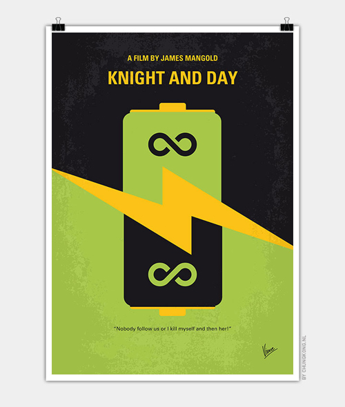 Knight and Day Minimal Movie Posters - 10