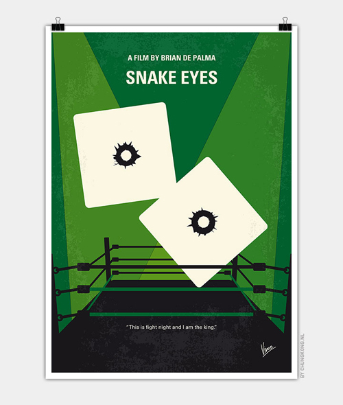 Snake Eyes Minimal Movie Posters - 11