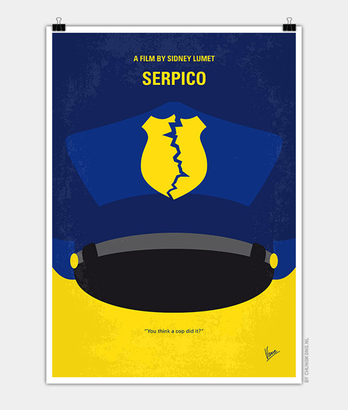 Serpico  Minimal Movie Posters - 18