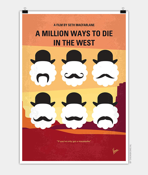 A Million Ways to Die in the West  Minimal Movie Posters - 19