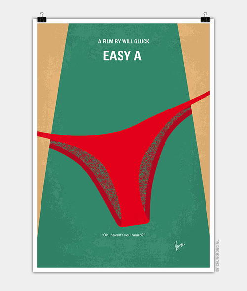 Easy A Minimal Movie Posters - 24