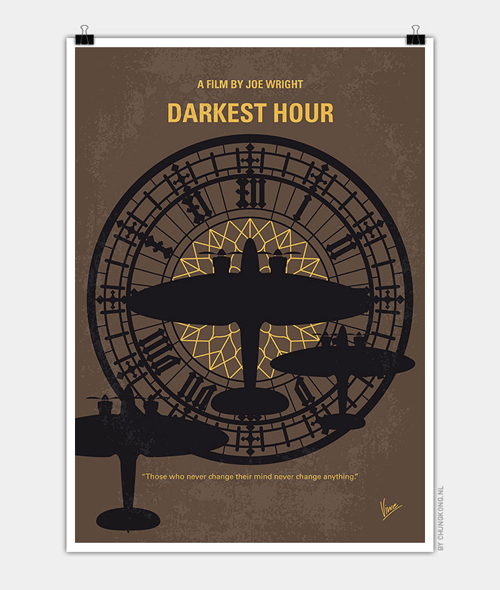 Darkest Hour Minimal Movie Posters - 7