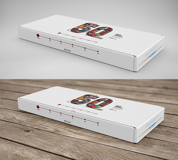 3D Box / Package Mock-Up 3