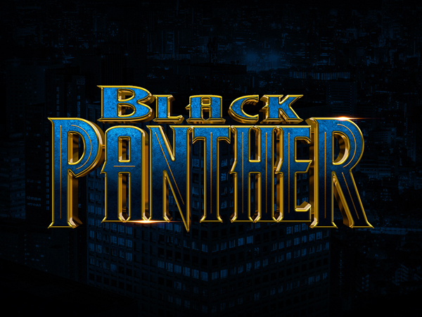 How to Create Black Panther Text Effect in Photoshop Tutorial
