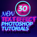 Post thumbnail of New Free Text Effect Photoshop Tutorials (30 Tuts)