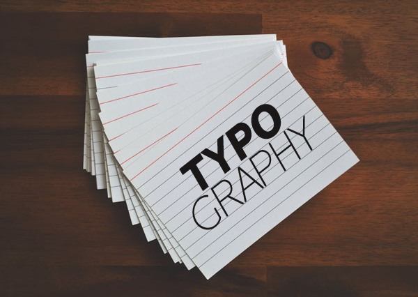 Typography for logos