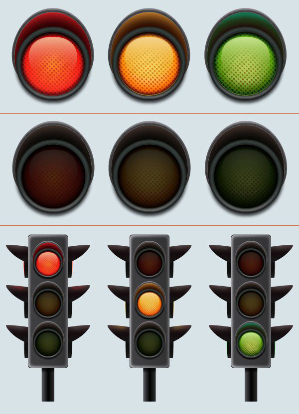 How to Create a Set of Traffic Lights in Adobe Illustrator