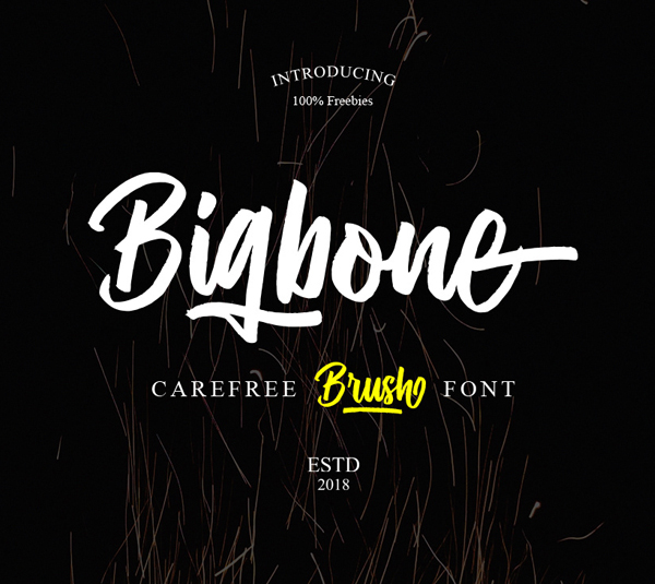 Bigbone Free Font