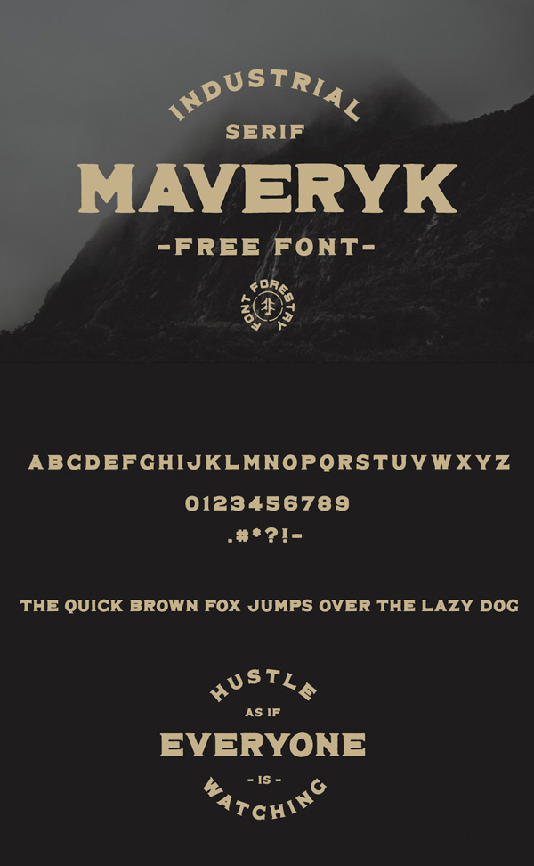 Maveryk  Free Vintage Font