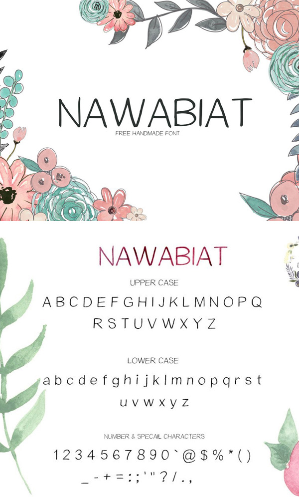  Nawabiat Free Script Font