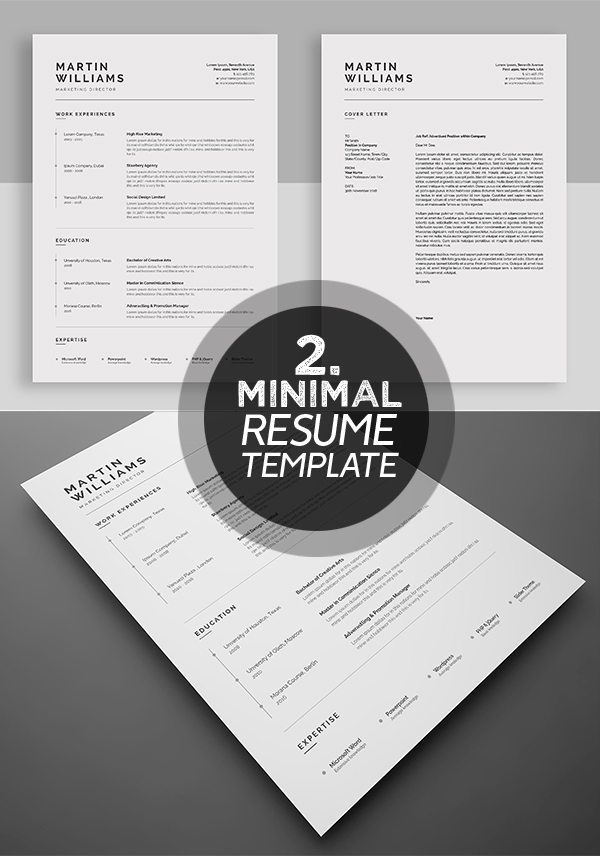 dynamic and professional resume tamplate