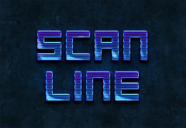 How to Create a Sci-Fi Scan-Line Text Effect in Adobe Photoshop