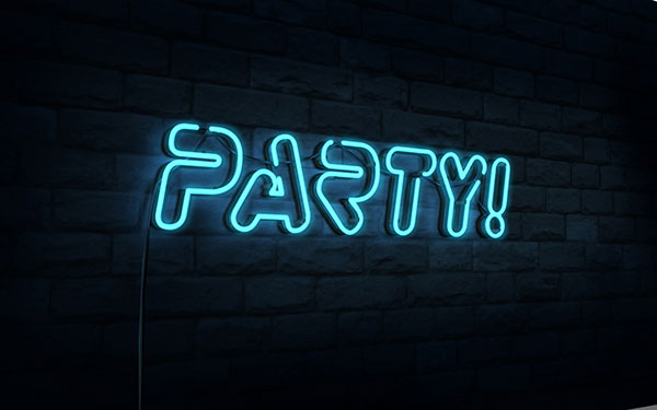 Create a 3D Neon Night Club Sign in Photoshop CS6 Extended