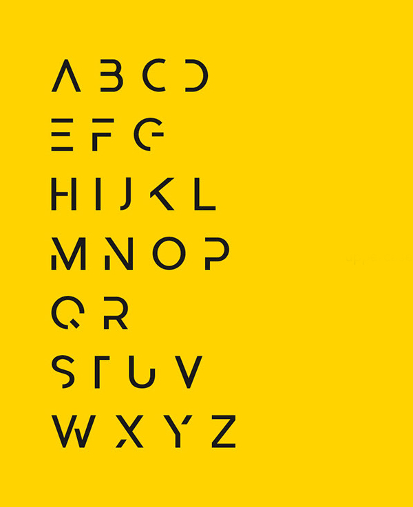 Abster Font Letters