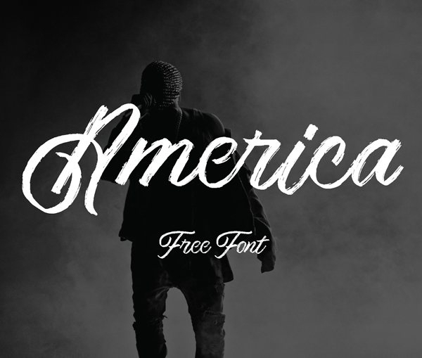 America Script Free Font
