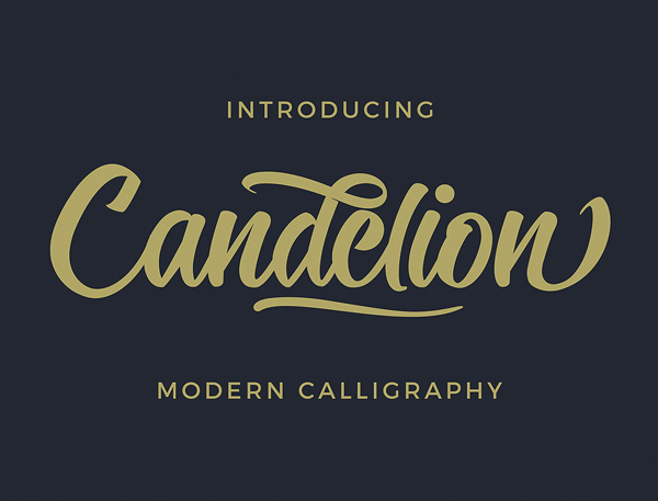 Candelion Script Free Font