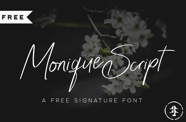 Monique Script Free Font