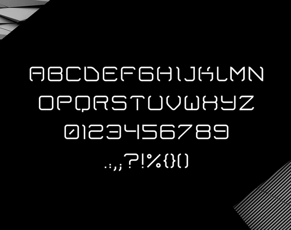 Plaza Free Font Letters