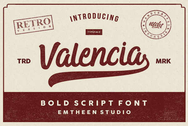 Valencia Script Free Font